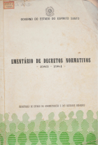 Ementário de decretos normativos